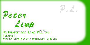 peter limp business card